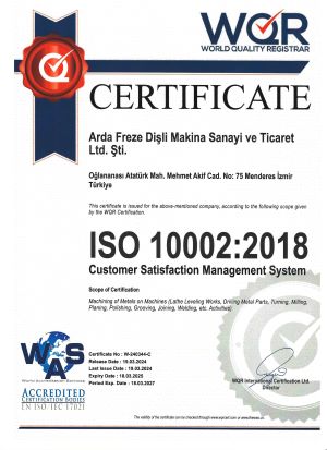 ISO 10002 2018 Customer Satisfaction Management System