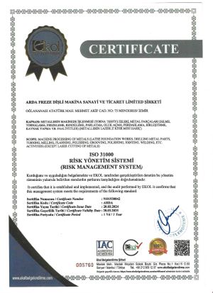 ISO 31000 Risk Management System