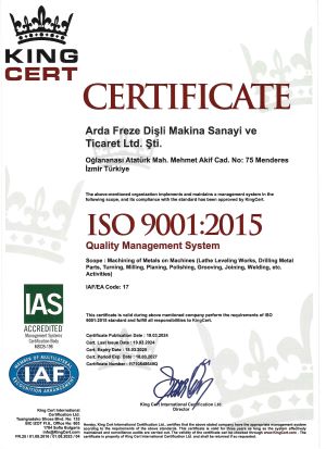 ISO 9001 2015 Quality Management System